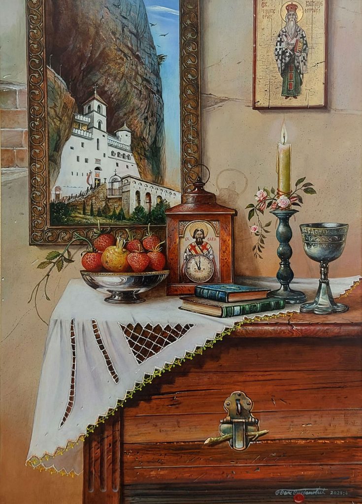Bane Stefanović - Ostrog i Sveti Vasilije 85x60 (2)