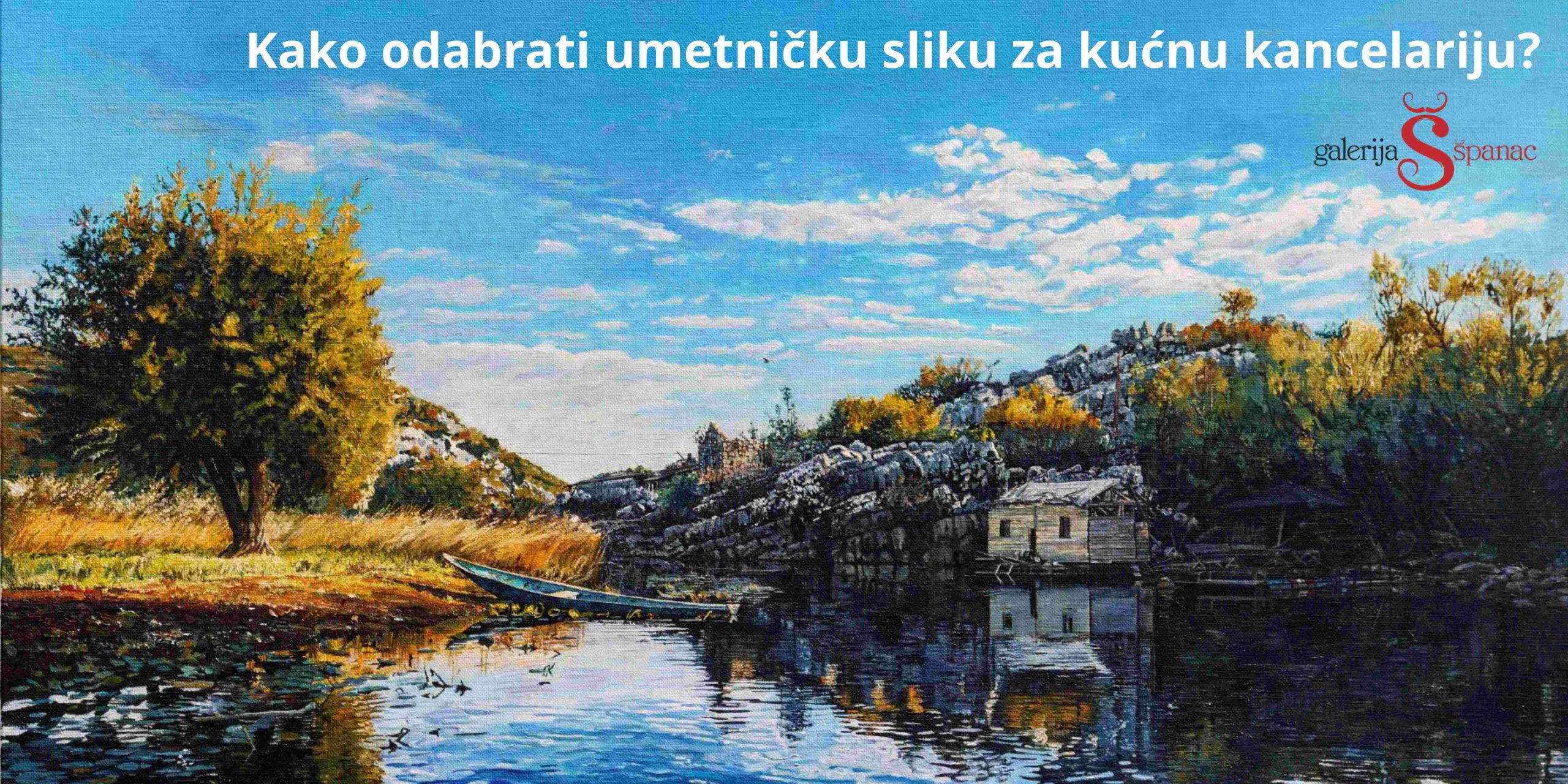 Kako odabrati umetničku sliku za kućnu kancelariju?