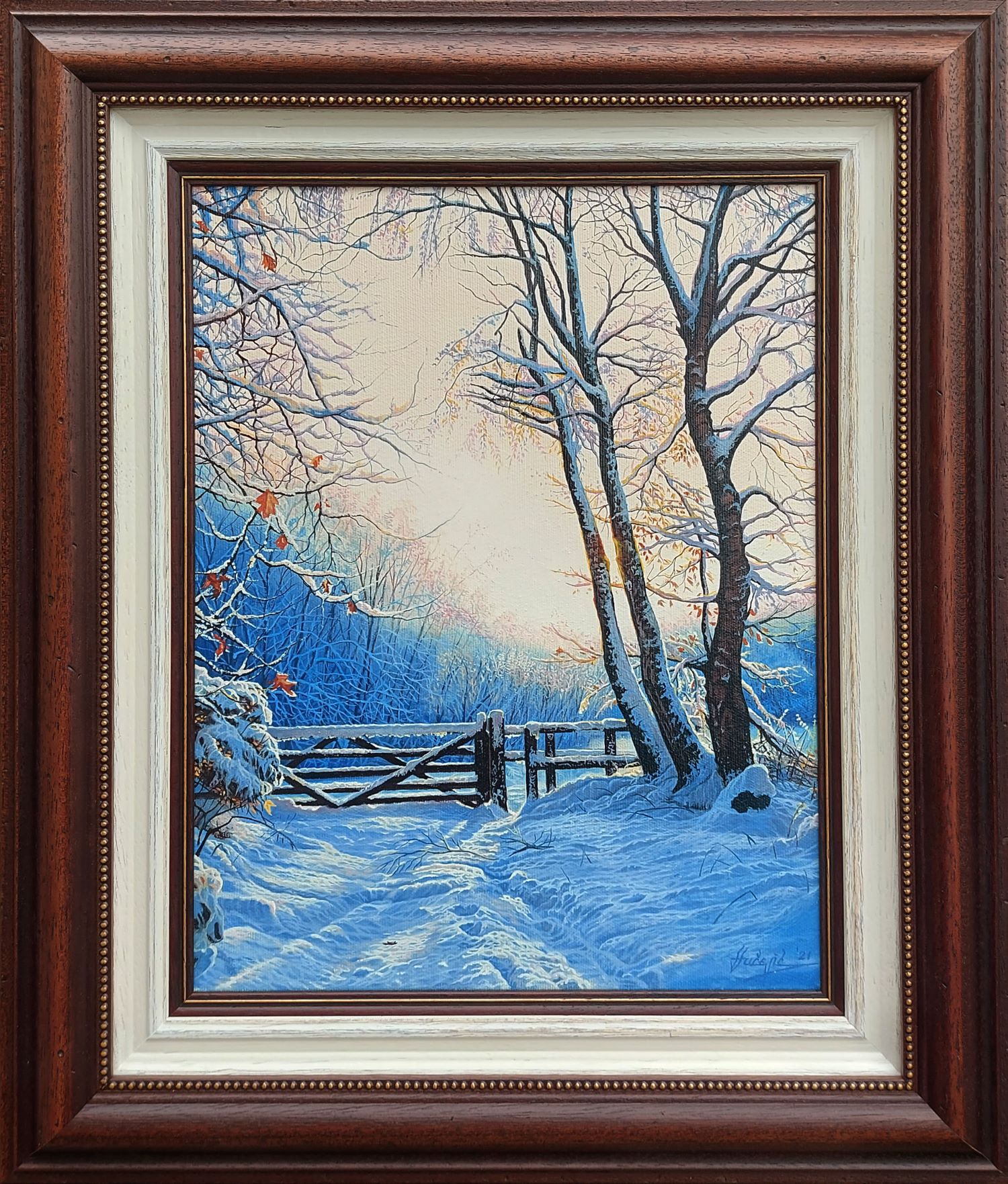 Slika Stevana Sučevića - Zima