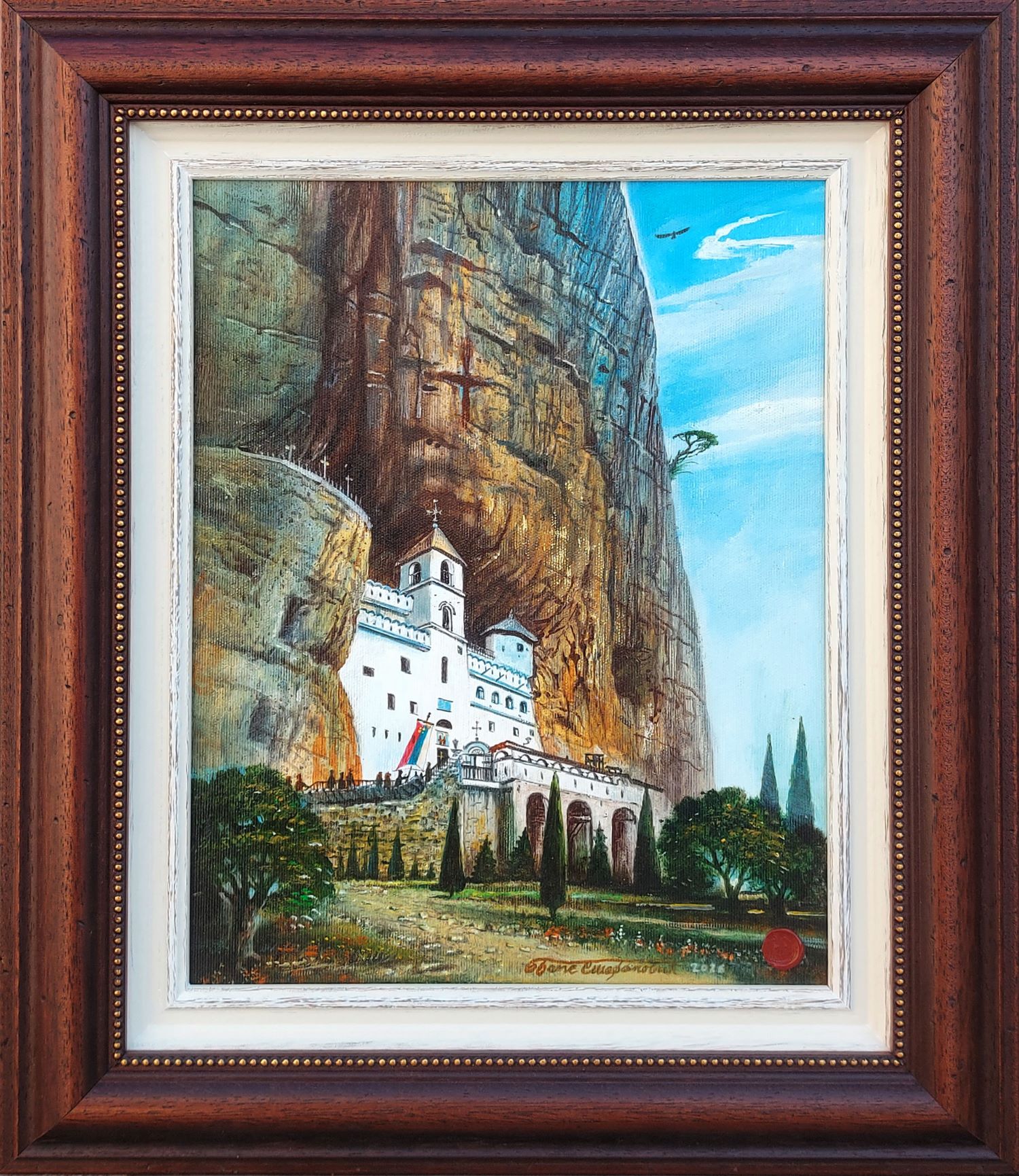 Painting of Bane Stefanović - Ostrog