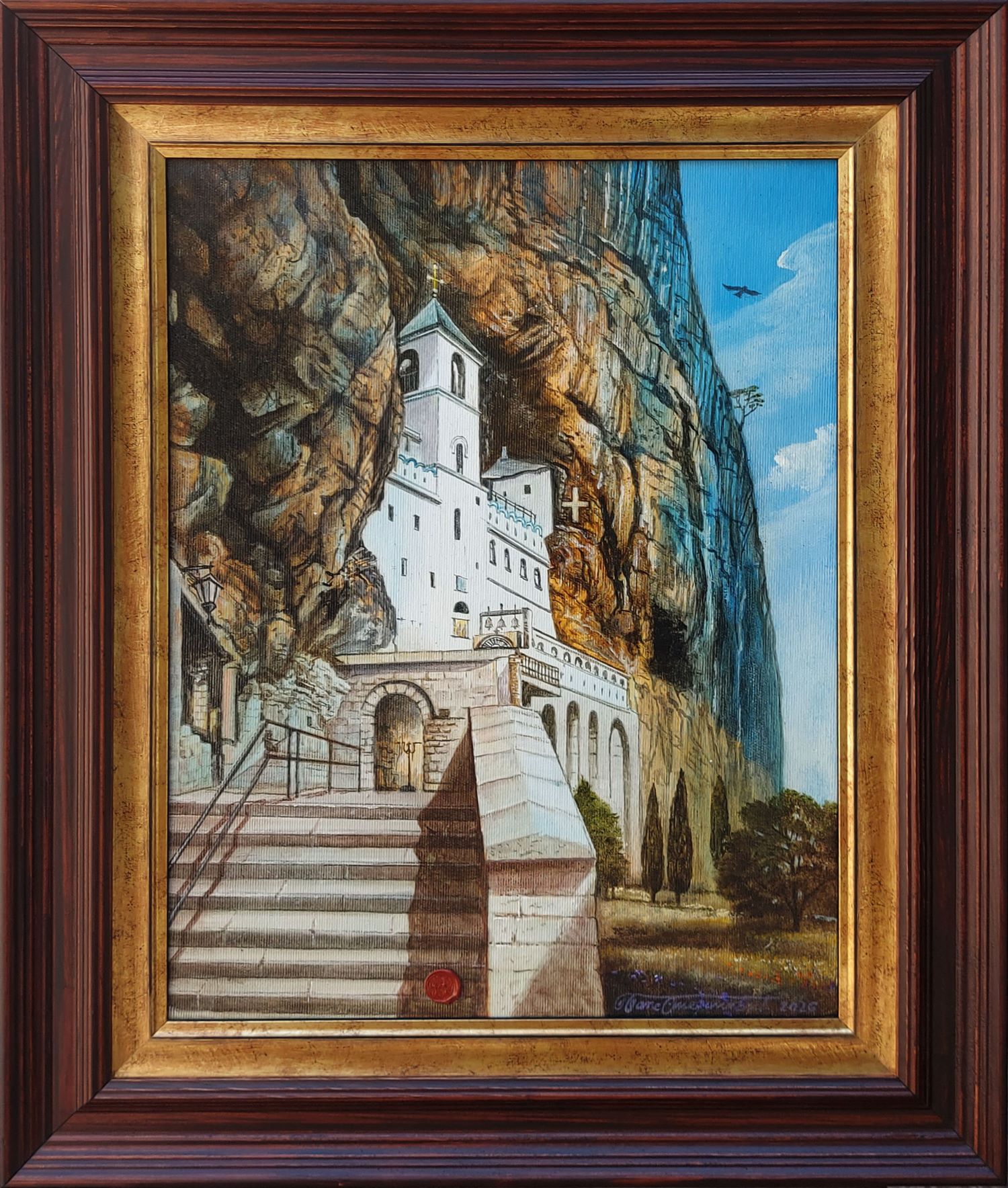 Slika Baneta Stefanovića - Manastir Ostrog