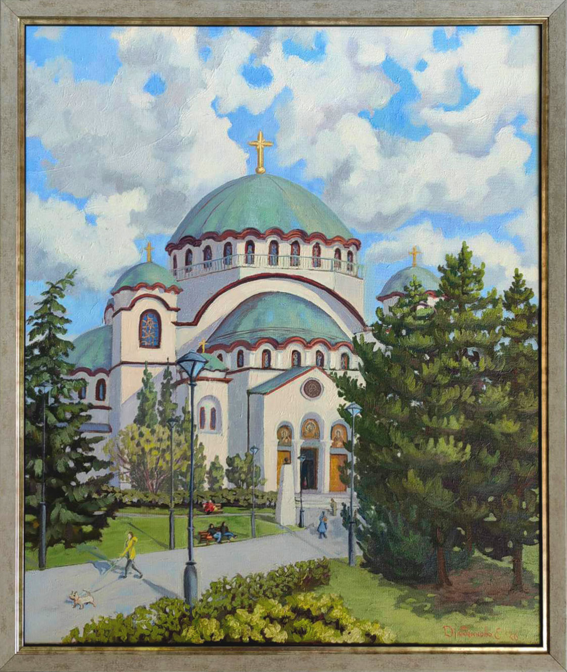 Slika Elene Drobenkove - Hram