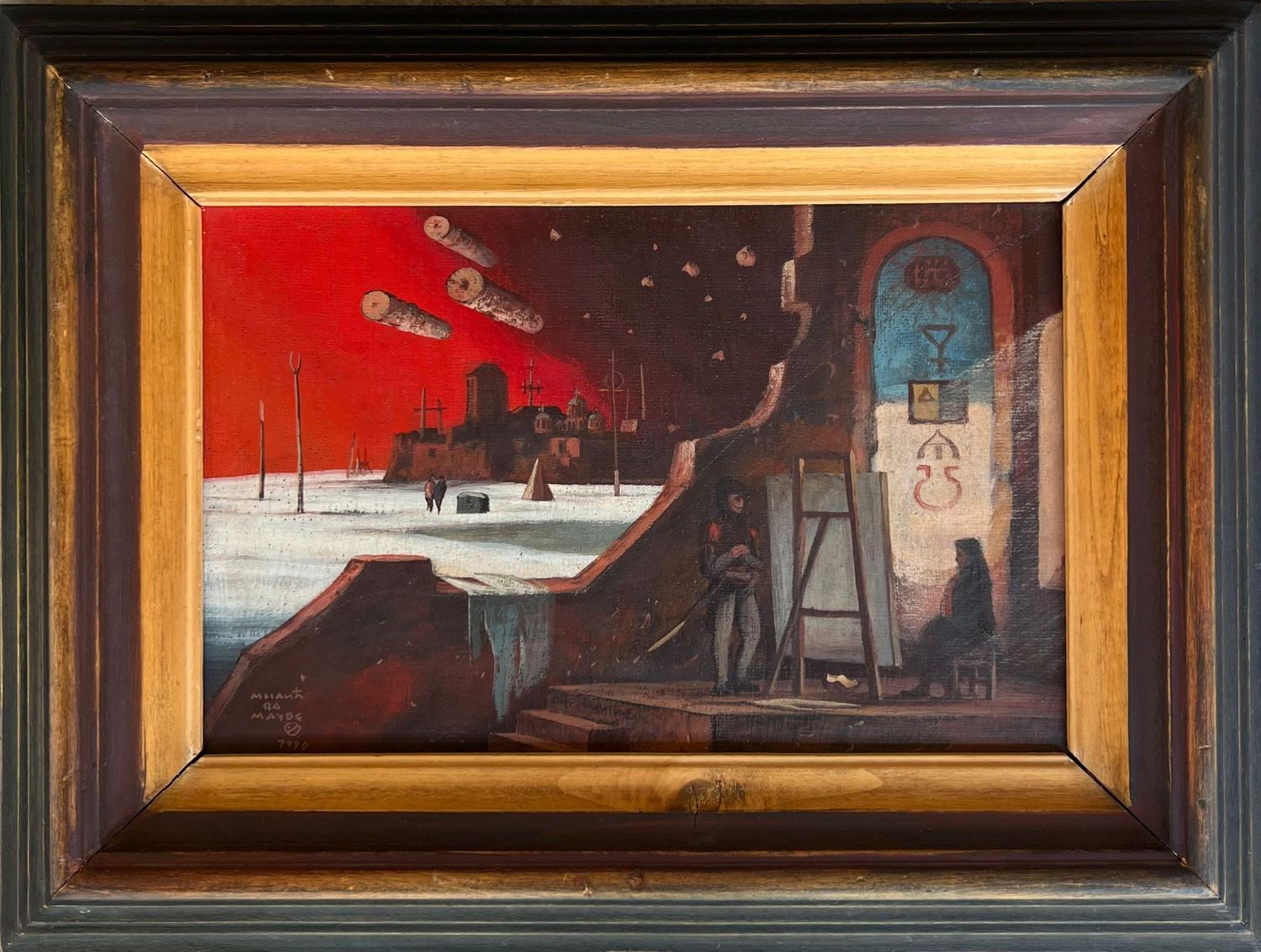 Painting of Milić od Mačva - The painter's mysterious corner