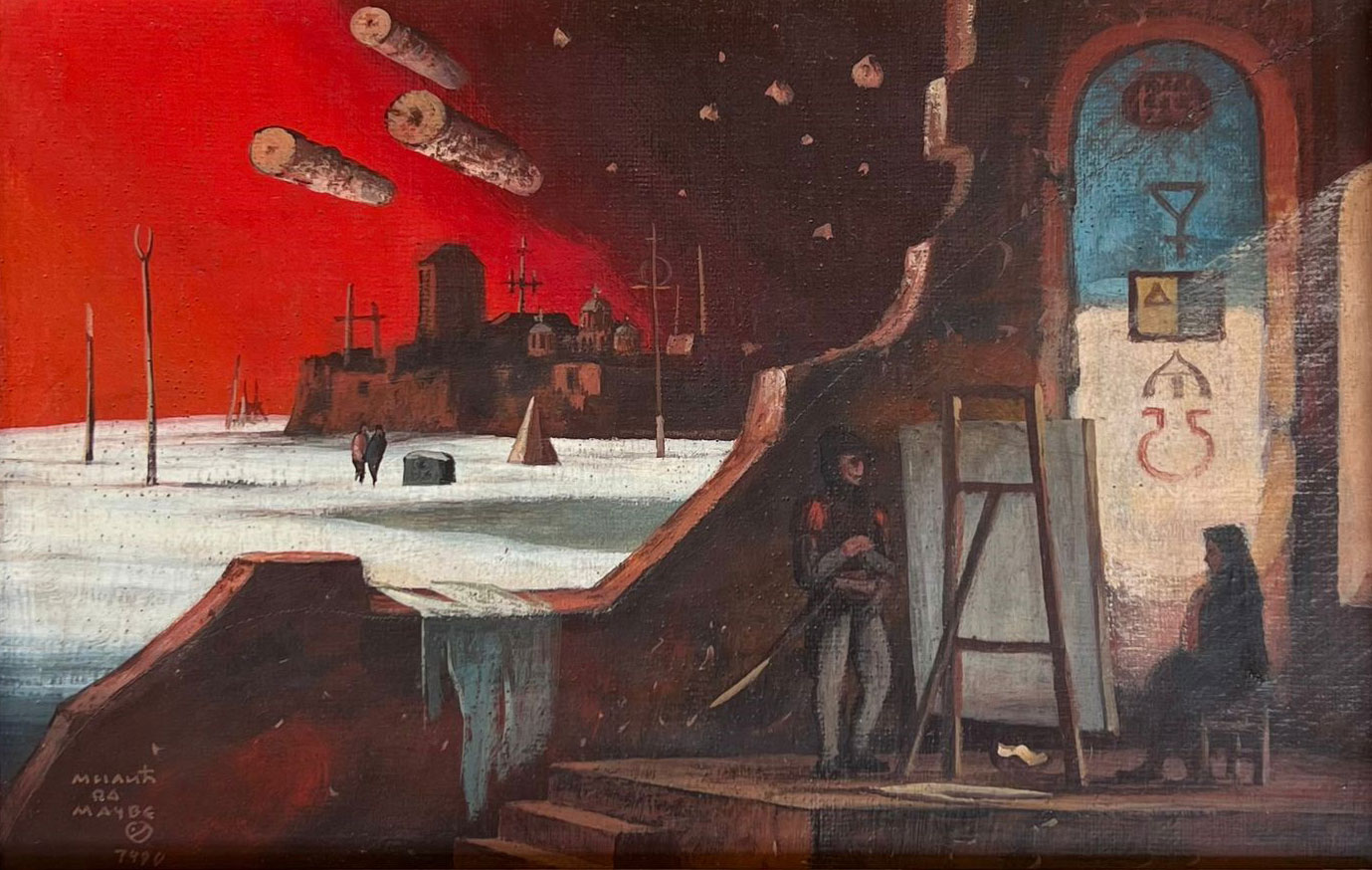 Painting of Milić od Mačva - The painter's mysterious corner - Image 2