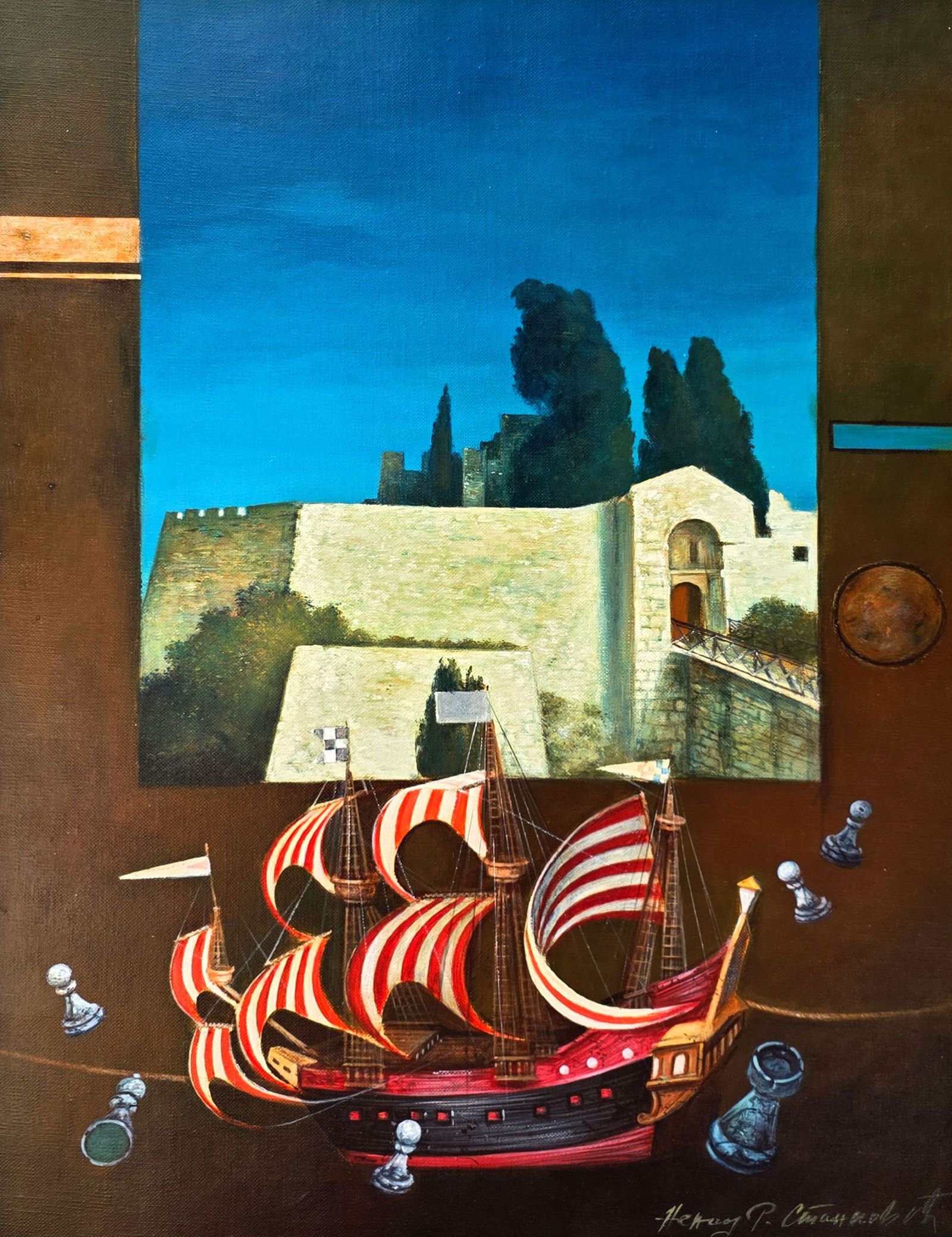 Painting of Nenad Stanković - The Phoenician secret - Image 2